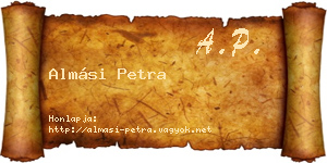 Almási Petra névjegykártya